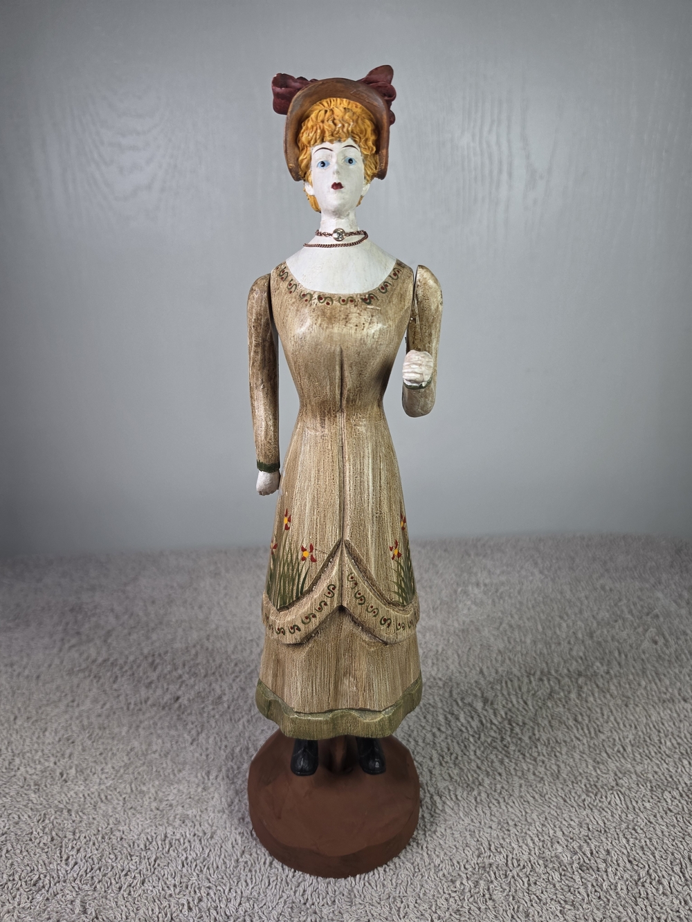 Vintage Style Hand-Painted Lady Figurine By Foreside Home & Garden